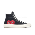 Converse Comme des Garcons x Chuck Taylor All Star Hi Play Black White