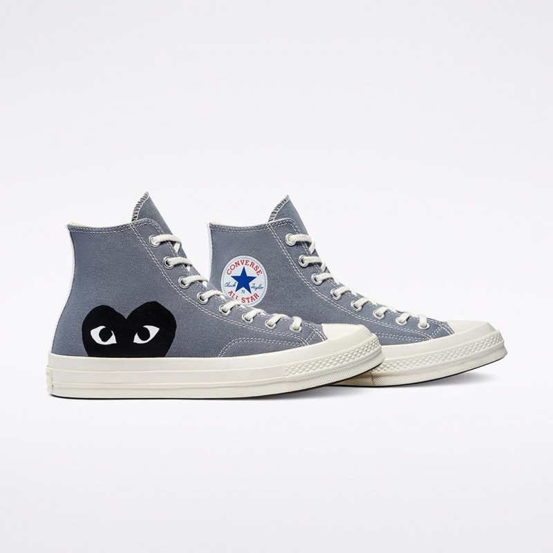 Converse Chuck Taylor All-Star 70s Hi x Comme Des Garçons Play Grey