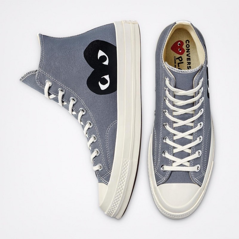 Converse Chuck Taylor All-Star 70s Hi x Comme Des Garçons Play Grey