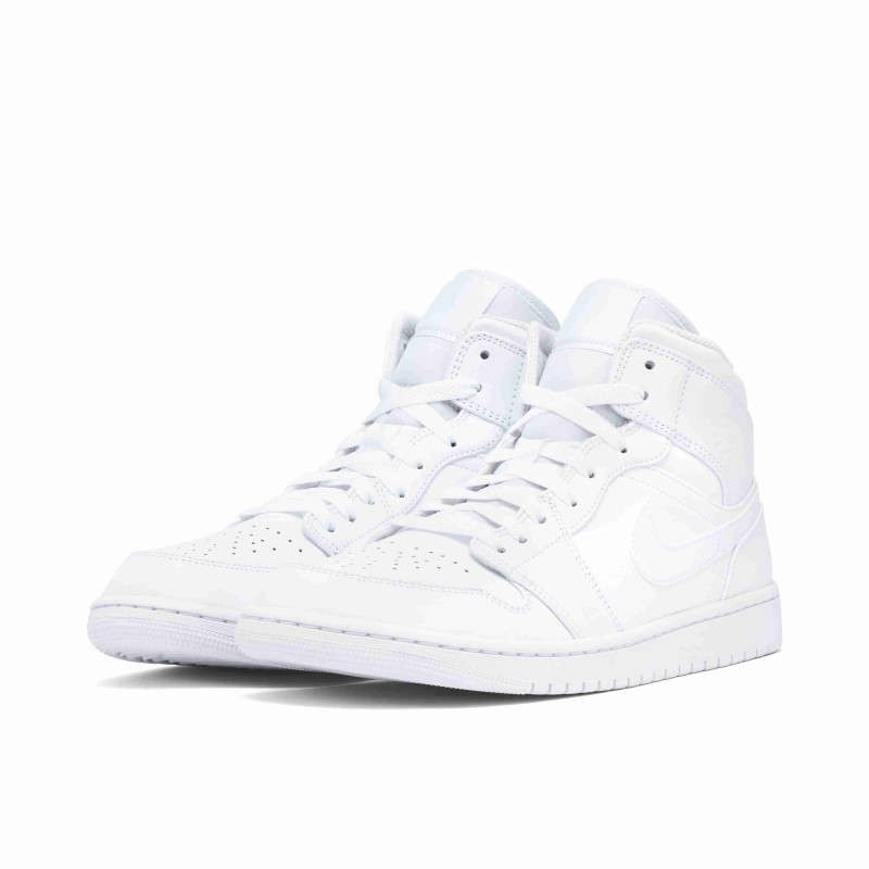 Air Jordan 1 Mid Triple White