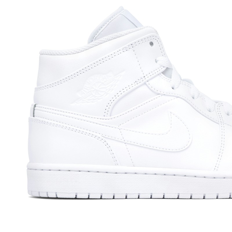 Air Jordan 1 Mid Triple White