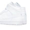 Air Jordan 1 Mid Triple White