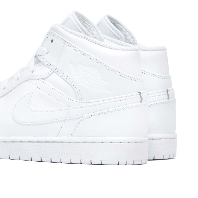 Air Jordan 1 Mid Triple White