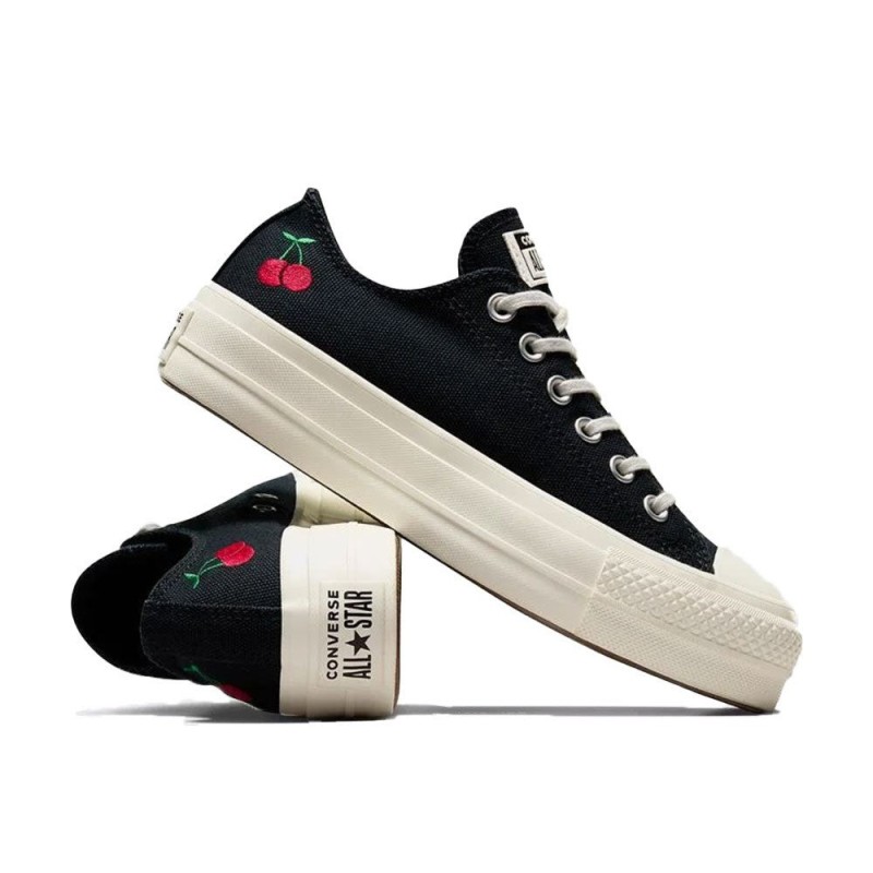 Chuck Taylor Ox All Star Lift Platform Cherries