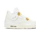 Air Jordan 4 Retro Sail Metallic Gold Womens