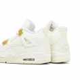 Air Jordan 4 Retro Sail Metallic Gold Womens