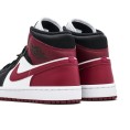 Air Jordan 1 Mid Maroon Black Gold Pendants