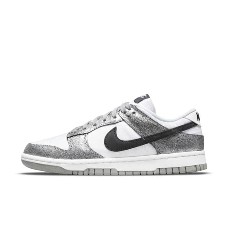 Dunk Low Golden Gals Metallic Silver Womens