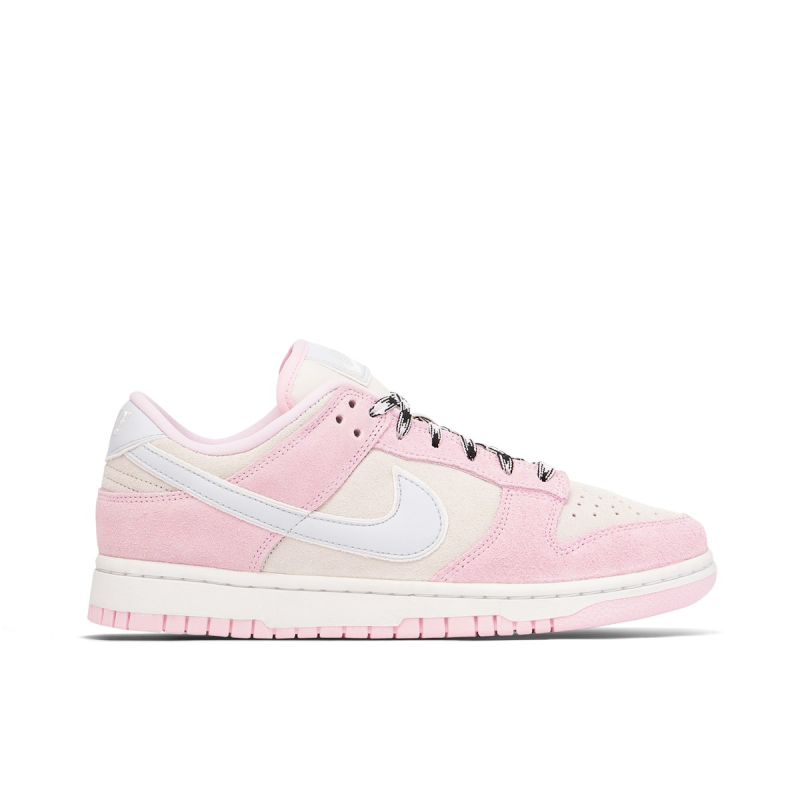 Dunk Low Pink Foam Suede Womens