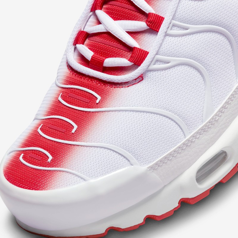 Air Max Plus Gradient White University Red