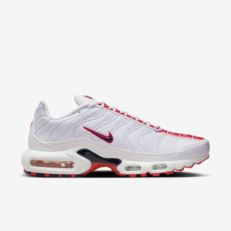 Air Max Plus Gradient White University Red