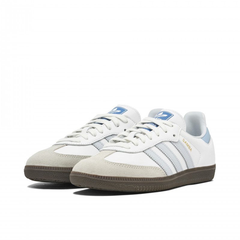 Samba OG Core White Halo Blue