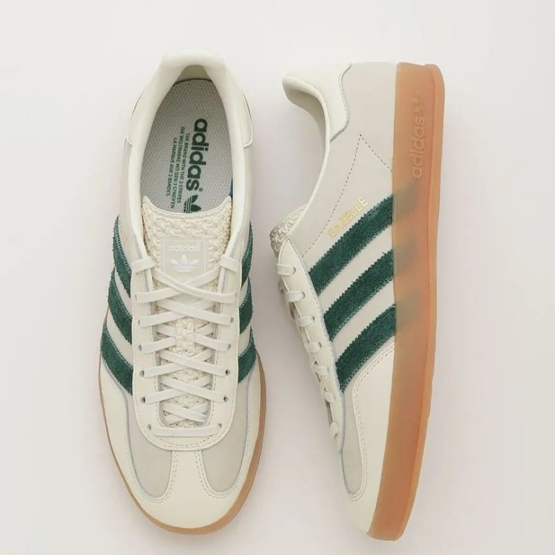 Gazelle Indoor Emmi Off White Dark Green