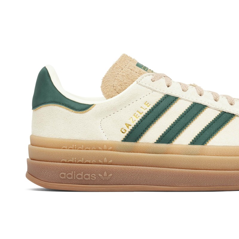 Gazelle Bold Beige Collegiate Green Womens