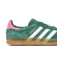 Gazelle Indoor Collegiate Green Pink Womens