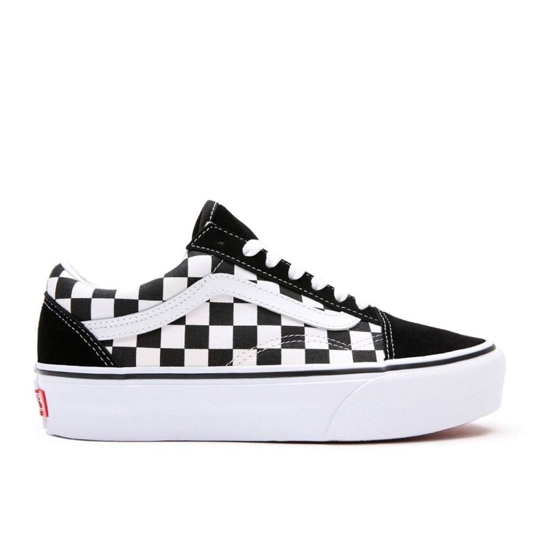 Vans UA Old Skool Platform Black White Checkerboard