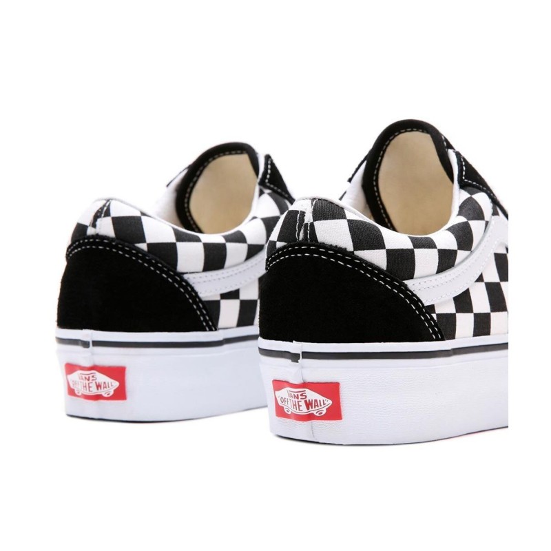 Vans UA Old Skool Platform Black White Checkerboard