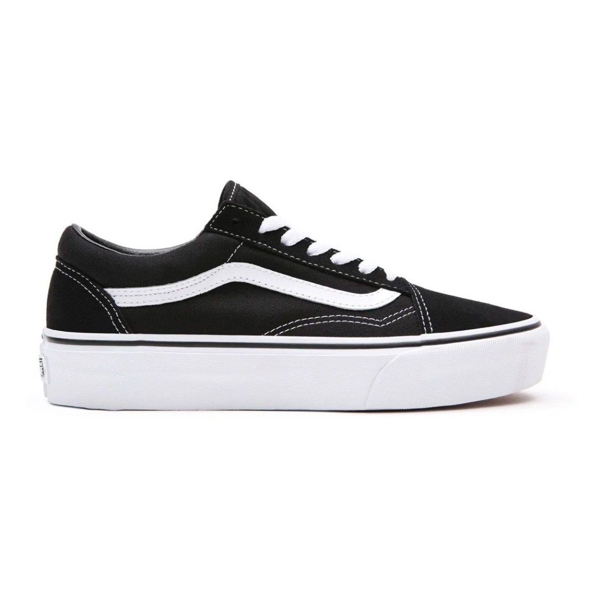 Vans Old Skool Platform Black White